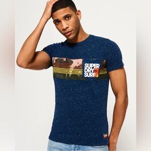 Superdry No. 7 Surf Pocket Short Sleeve Slim Fit T-Shirt size L
